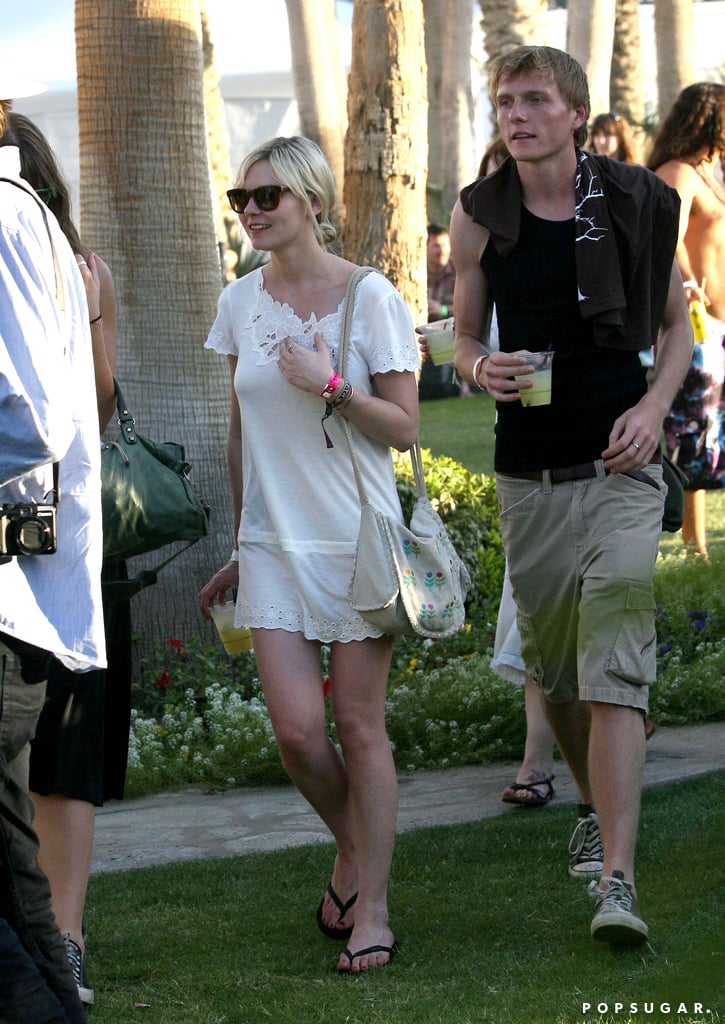 Kirsten Dunst wore a sundress for Coachella 2009.