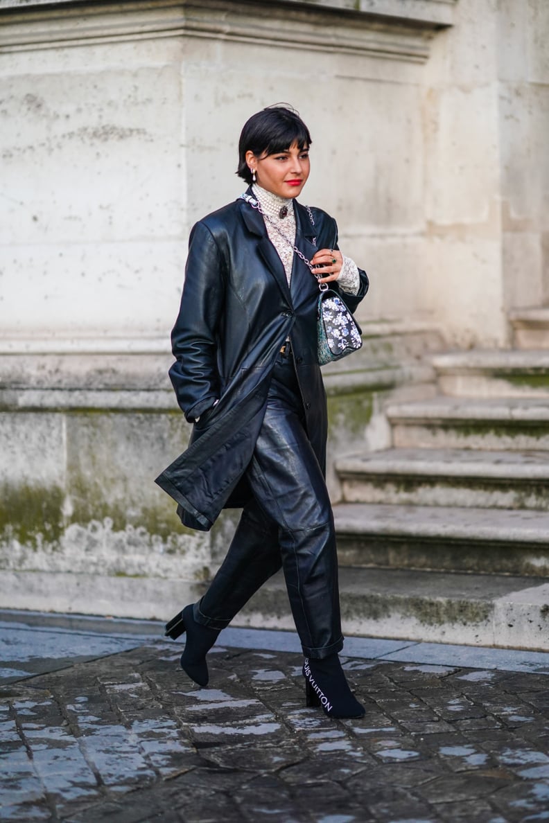 The Leather-Pant Outfits That Are All Over Paris