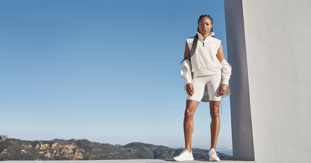 allyson felix spikes athleta