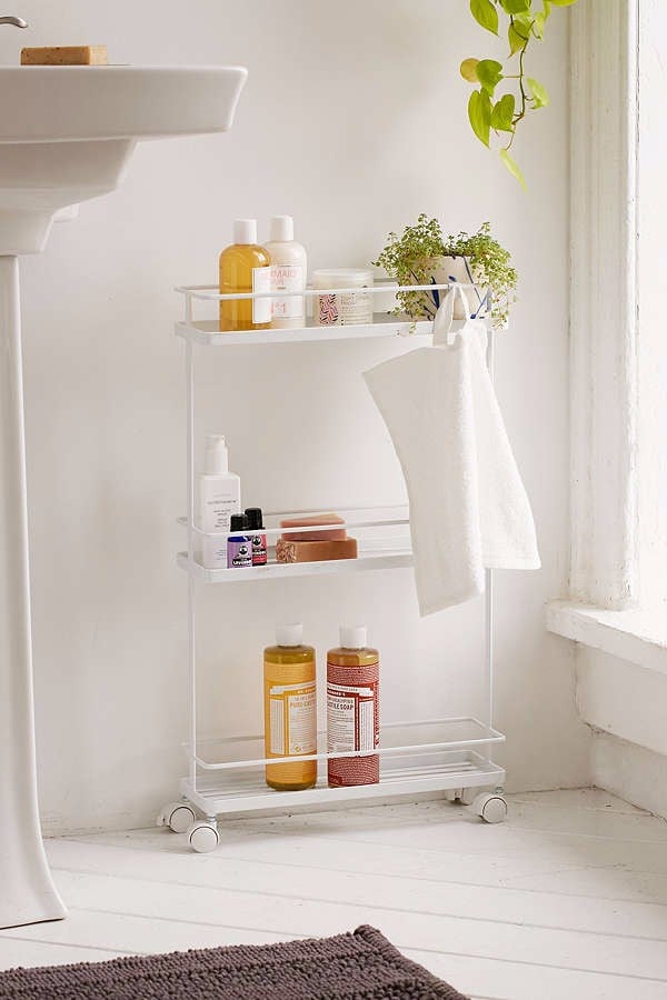 Best Space-Saving Furniture From Urban Outfitters  Small bathroom storage, Toilet  storage, Over toilet storage