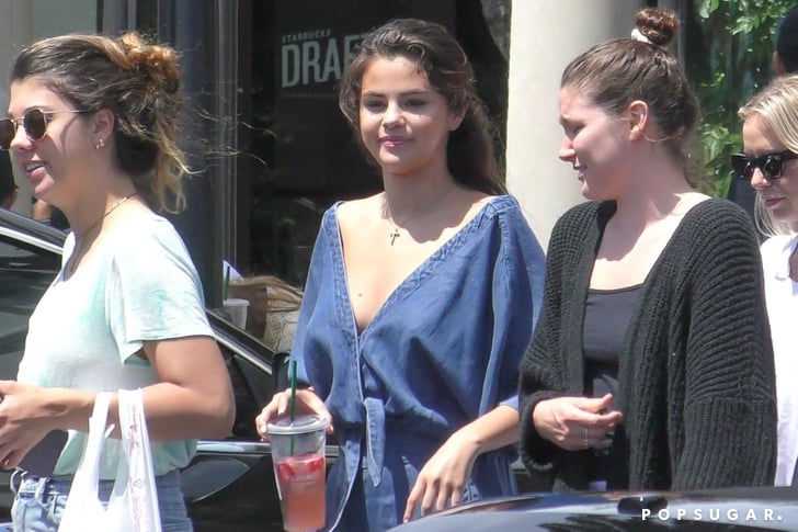 Selena Gomez Denim Jumpsuit From Splendid 2018