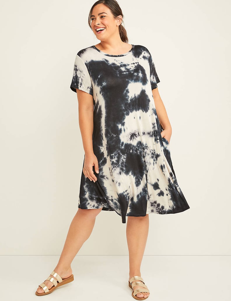 Lane Bryant Tie-Dye Swing Dress