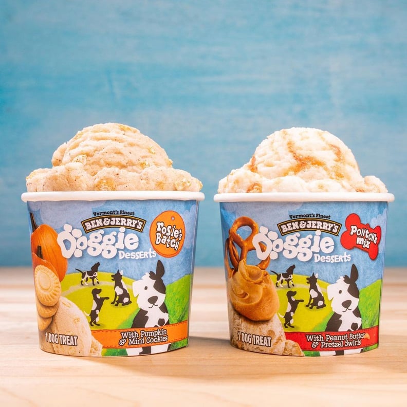 Both New Doggie Desserts Flavors in Mini Half-Cup "Pints"