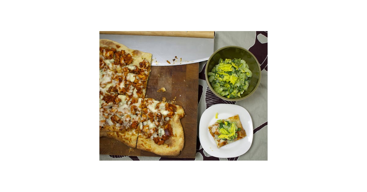 Buffalo Chicken Pizza With Shaved Celery Salad Things To Make With