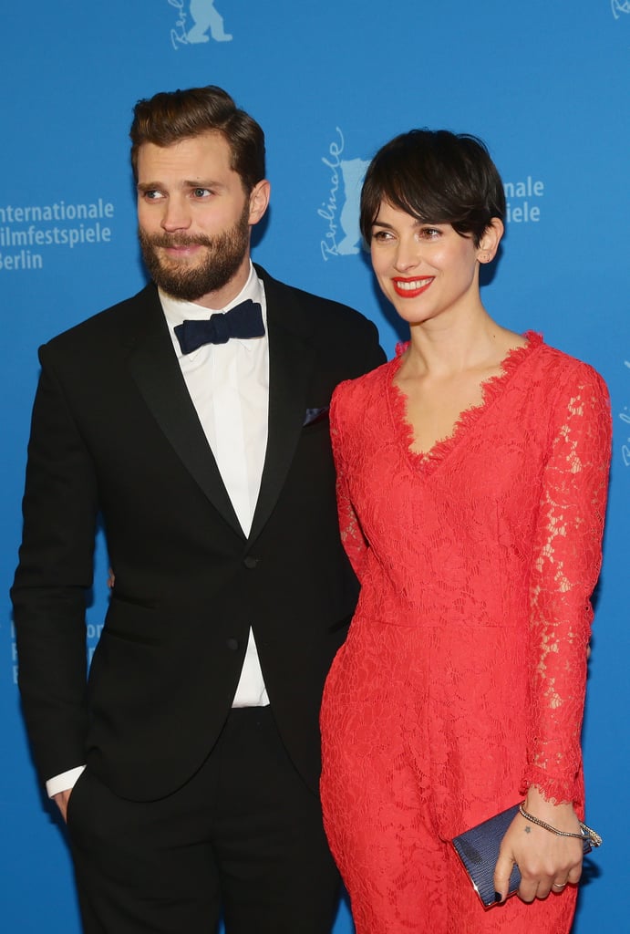 Jamie and his wife, Amelia, posed together.