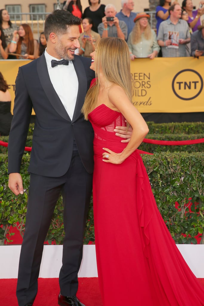 Sofia Vergara and Joe Manganiello at the SAG Awards 2015