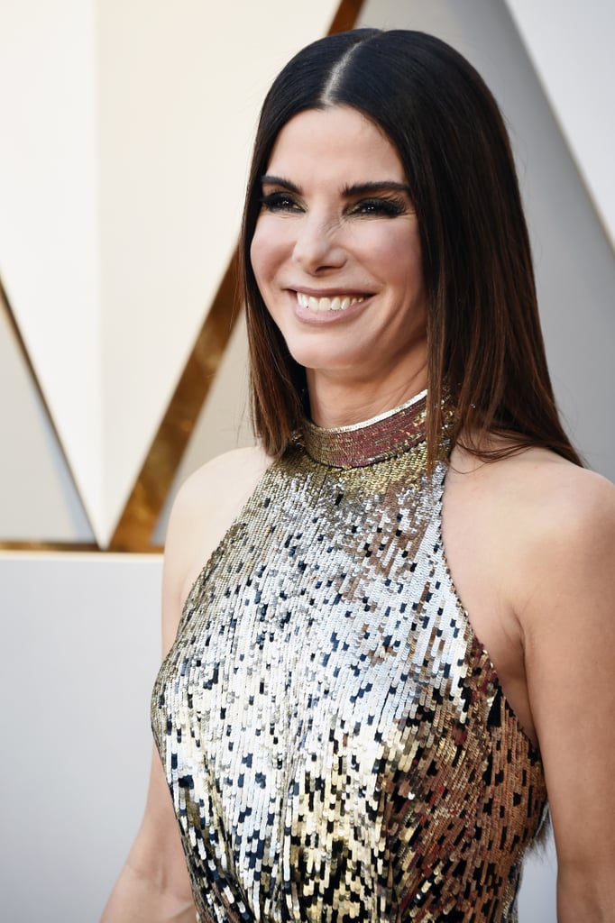 Sandra Bullock and Nicole Kidman at the 2018 Oscars