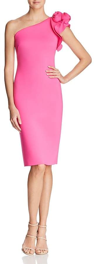 eliza j one shoulder scuba gown