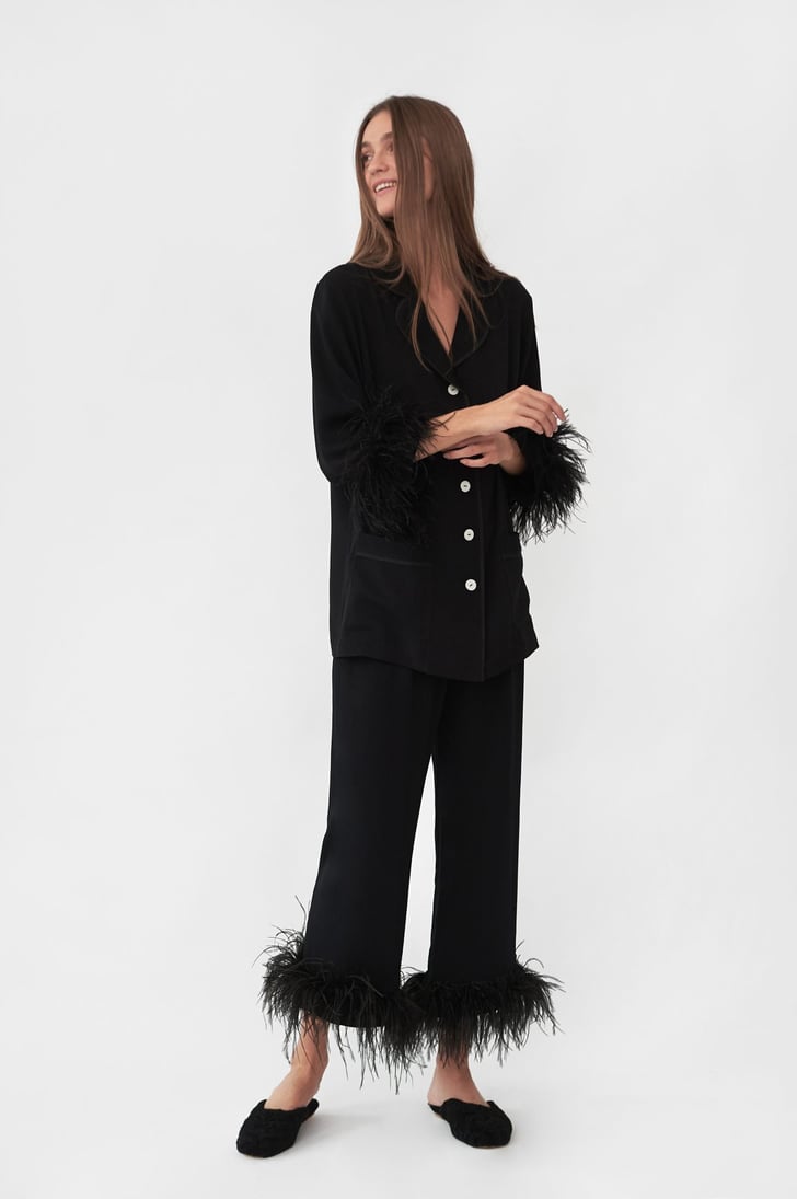 The Daily Sleeper Party Pyjama Set with Feathers Sweet Valentine's