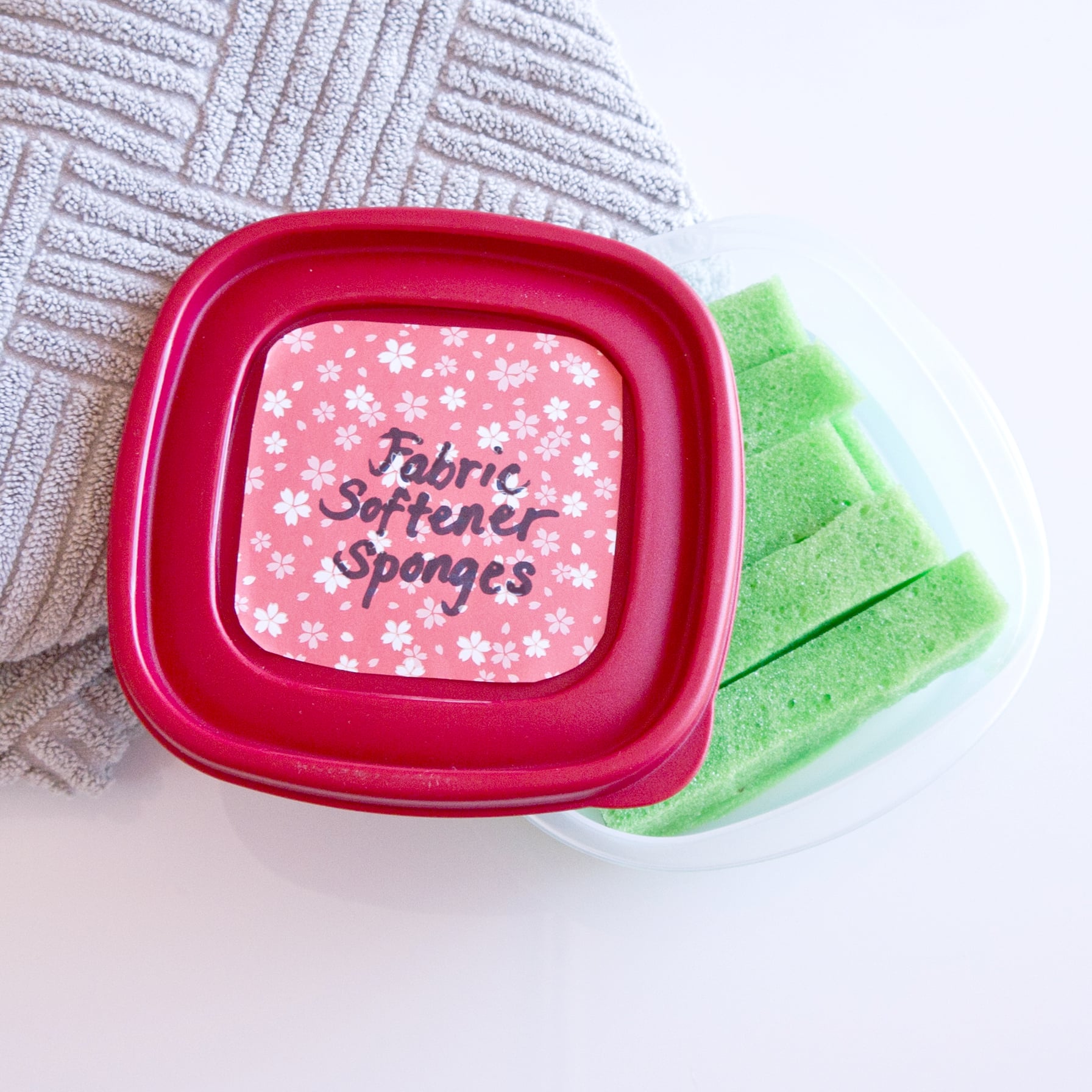DIY FabricSoftener Sponges POPSUGAR Smart Living