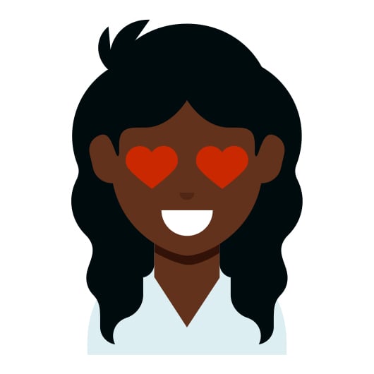 Emoji For Curly Hair and Dark Skin Tones