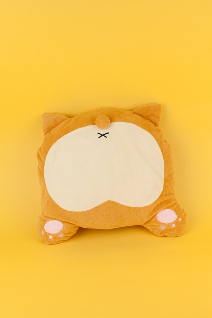 aquacorg : But First, Corgi Butt Premium Pillow