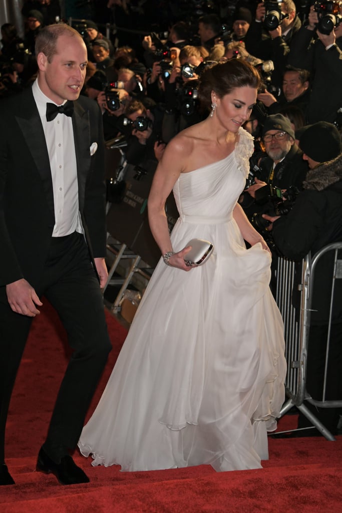 Kate Middleton's White Dress at the BAFTA Awards 2019