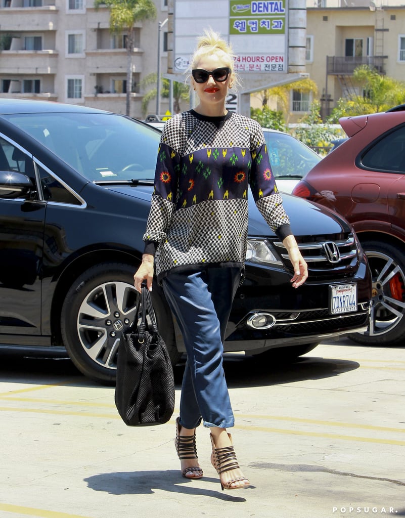 Gwen Stefani looked gorgeous on Wednesday in LA.