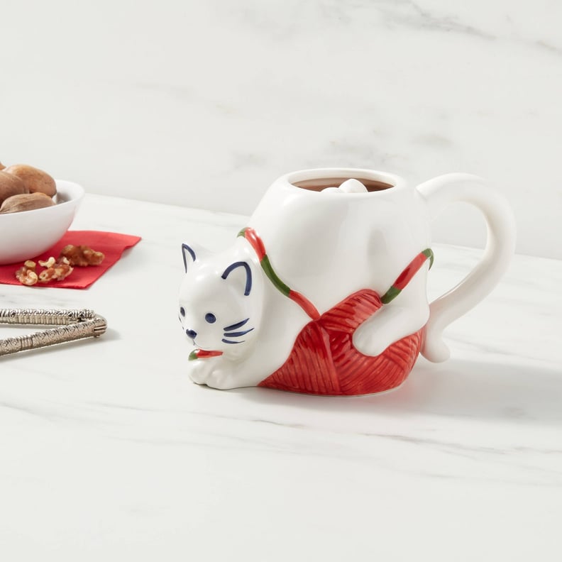 Playful Mugs: Wondershop Stoneware Figural Cat Mug