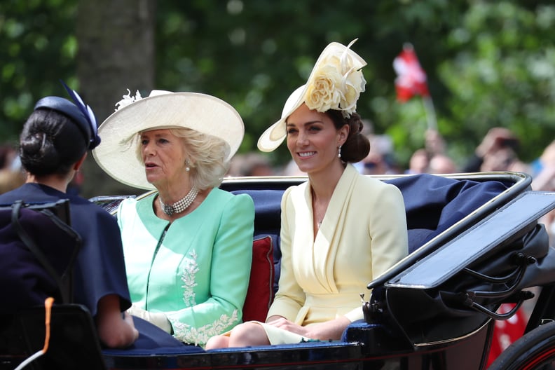 Kate Middleton's Voluminous Side Chignon at Trooping the Colour 2019