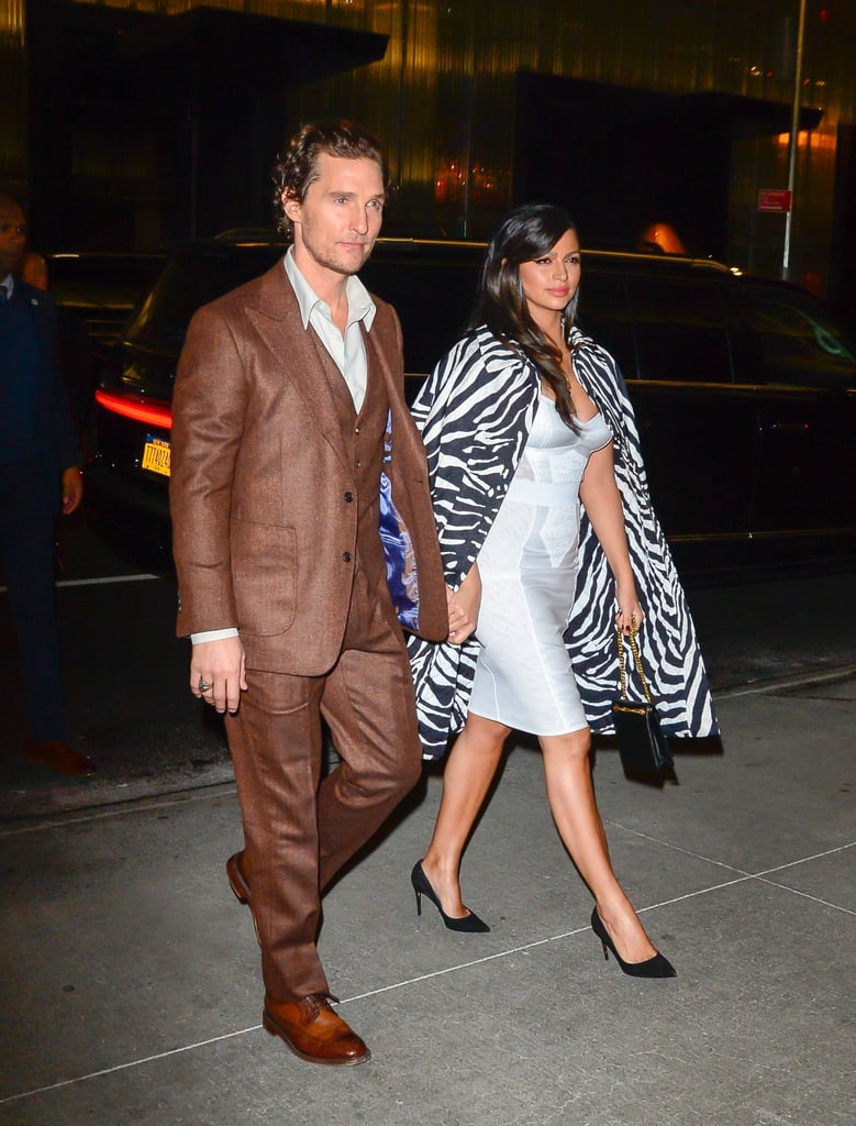 Matthew McConaughey and Camila Alves at Serenity Screening