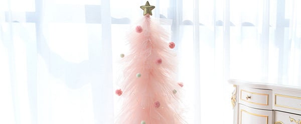 Where to Buy Pink Tulle Christmas Trees