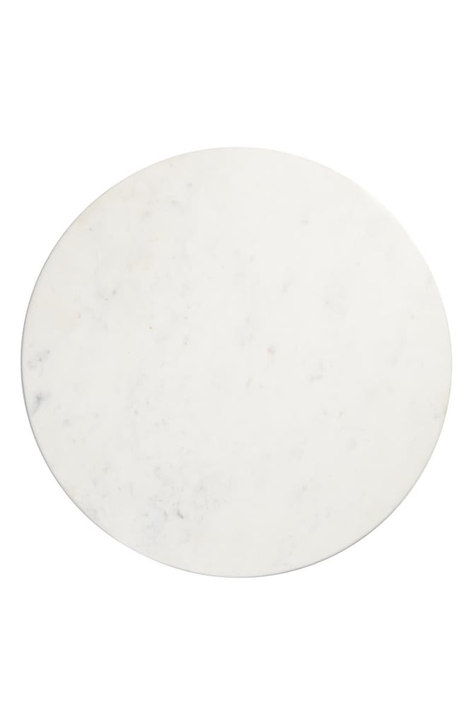 Nordstrom at Home Marble & Acacia Wood Lazy Susan