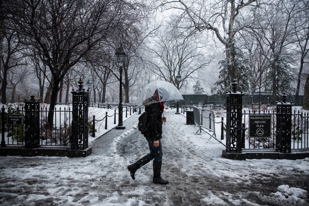 And Just Like That, Snow Started Falling in NYC