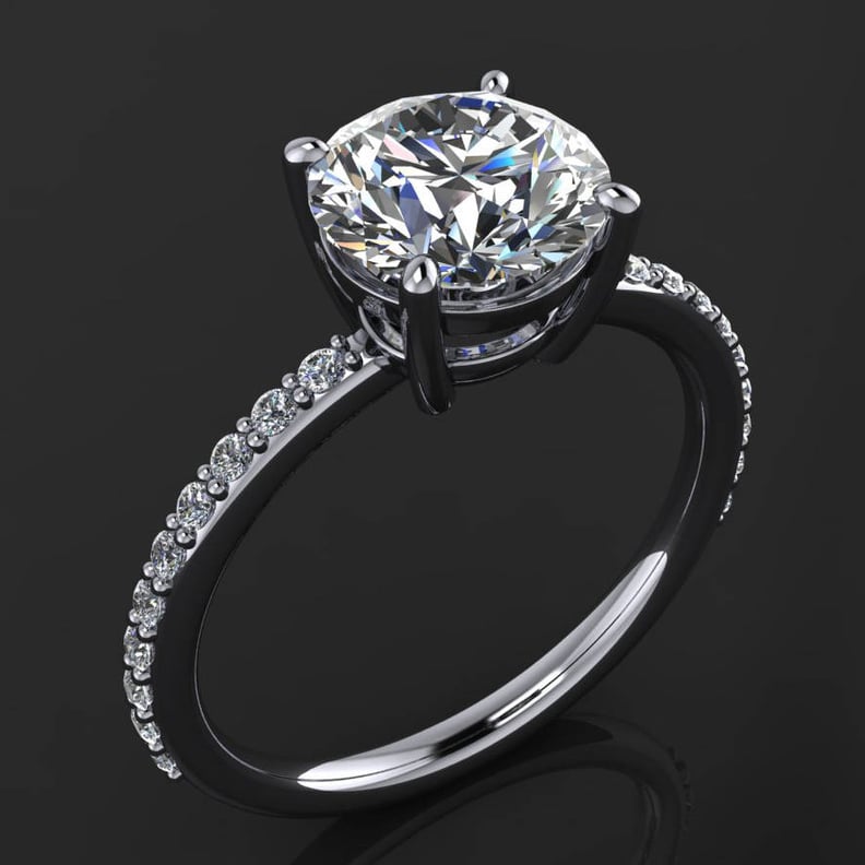 1.5 Carat Round NEO Moissanite Engagement Ring