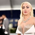 Lady Gaga Sparkled in a White and Metallic Gown at the SAG Awards