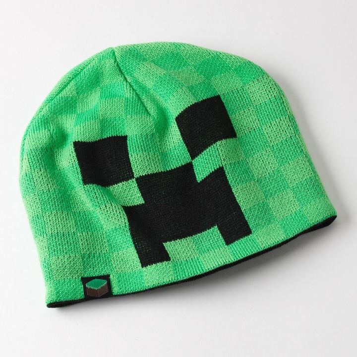 Minecraft Creeper Face Beanie  ($12, originally $18)