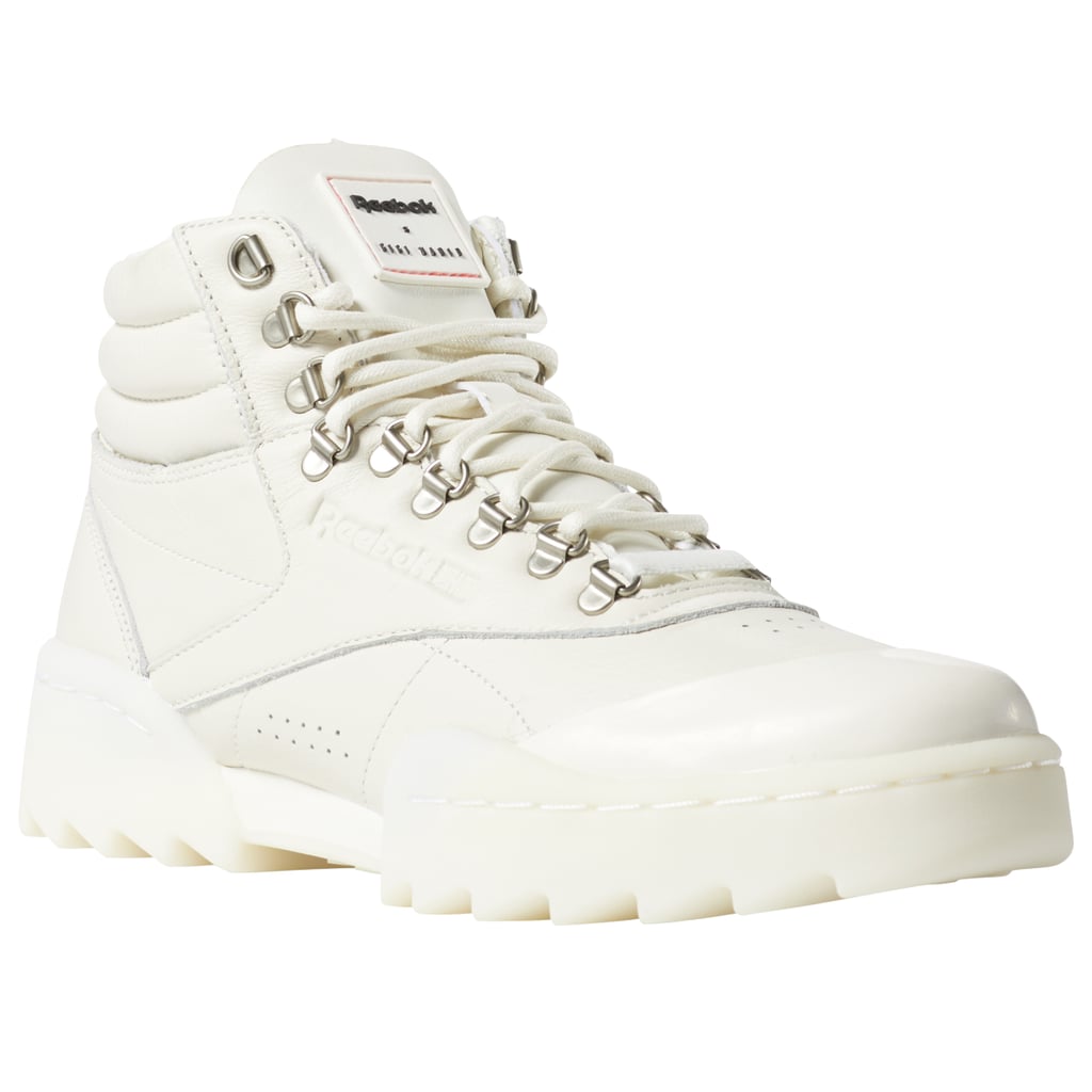 Reebok Freestyle Hi Nova Ripple x Gigi Hadid Sneakers in White