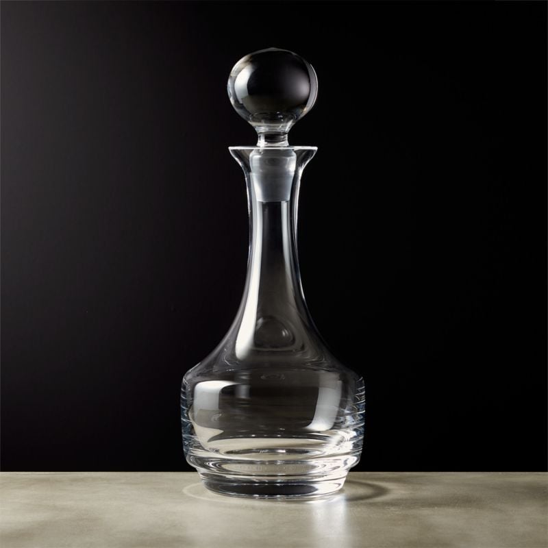 House Tyrell: Ruby Glass Decanter With Stopper