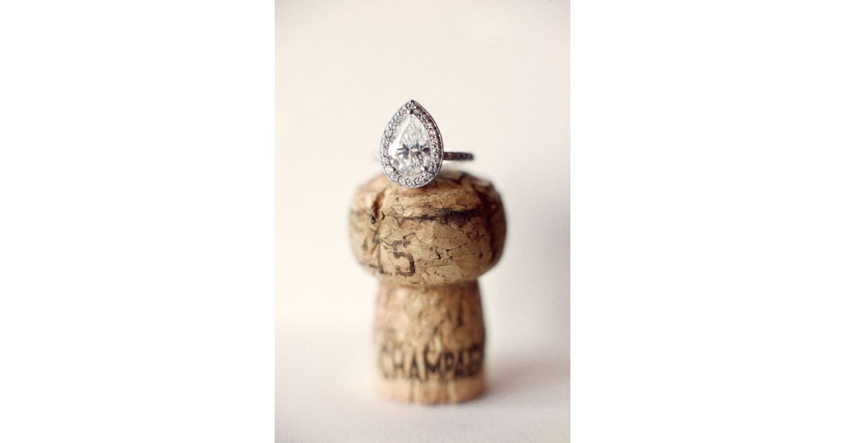 2. Ring on Champagne Cork Wedding Accessories Photo Ideas POPSUGAR