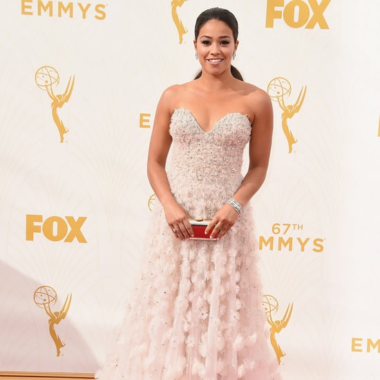 Gina Rodriguez Dress Emmys 2015 Red Carpet