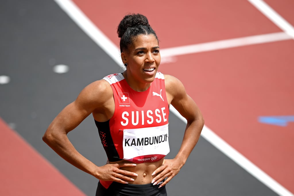 Team Switzerland's Mujinga Kambundji: Winner of the Women's 200m