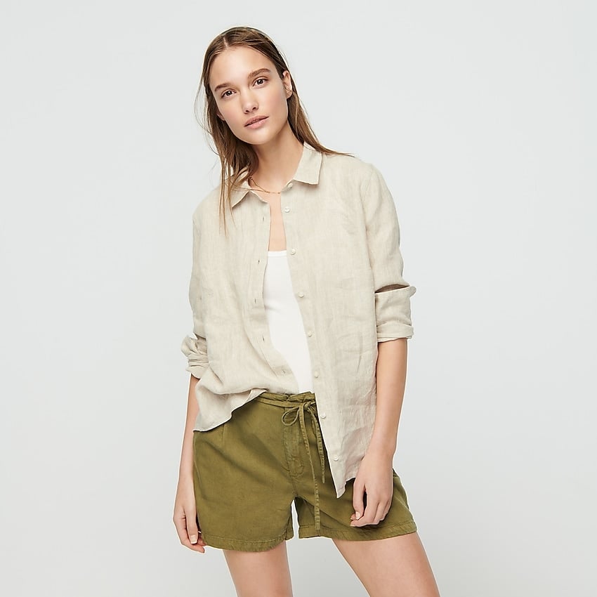 womens linen summer tops