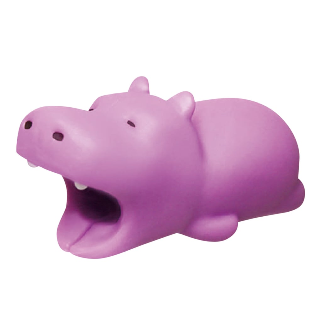 The Container Store Animal Cable Bites: Purple Hippo