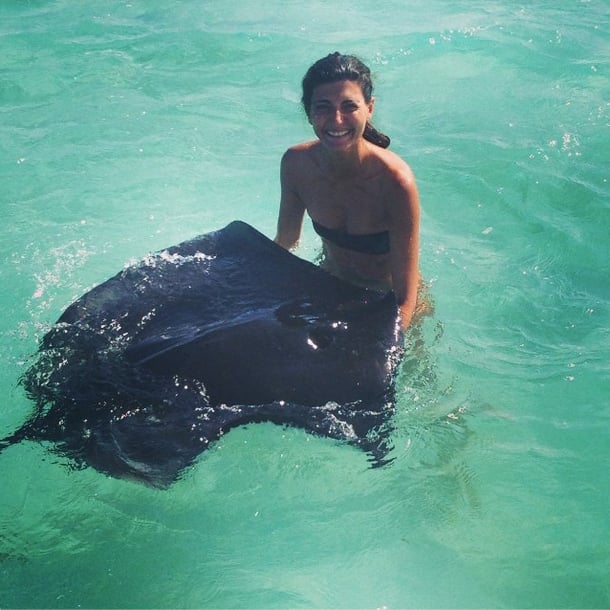 Giovanna Battaglia made a new friend on her vacation.
Source: Instagram user bat_gio