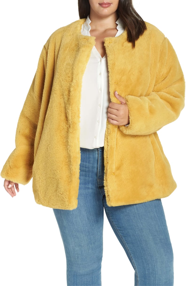 Bernardo Borg Faux Fur Jacket