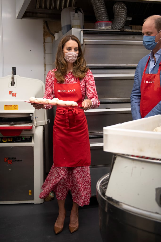 Kate Middleton's Red Dress at Muslim Centre and Beigel Bake