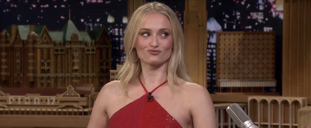 Sophie Turner on Game of Thrones Coffee Cup Fallon Video