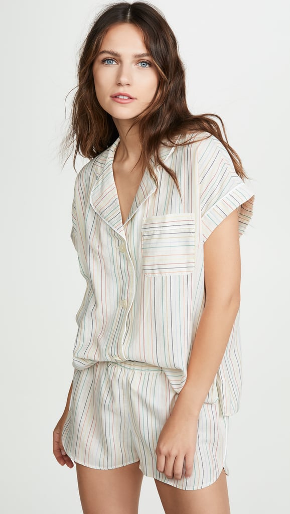 Madewell Short Sleeve Night Shirt and Dolphin Hem Sleep Shorts