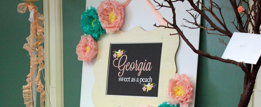 A Georgia Peach Baby Shower