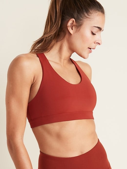 medium vs high support sports bra