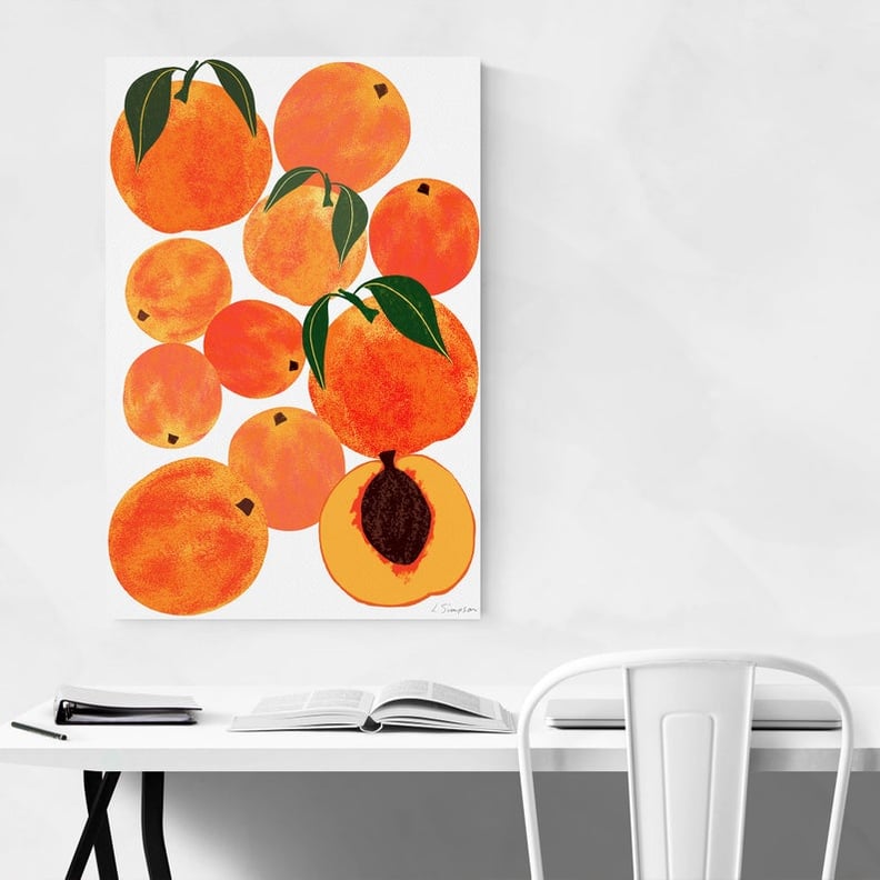 Peach Fruit Wall Art