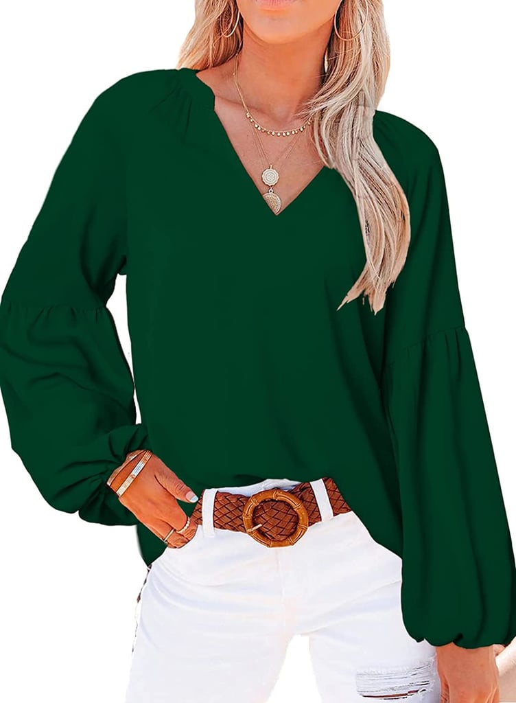 A Breezy Blouse SHEWIN Casual Boho Top Best Blouses on Amazon 2022