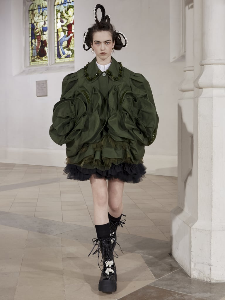 Simone Rocha Autumn 2021 Features Patchwork and Regencycore