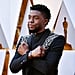 Chadwick Boseman "Wakanda Forever" at the 2018 Oscars