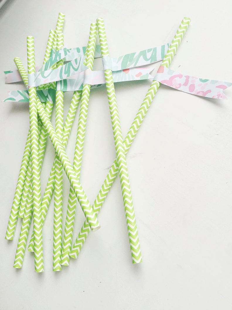 Lilly Pulitzer Paper Flag Straws