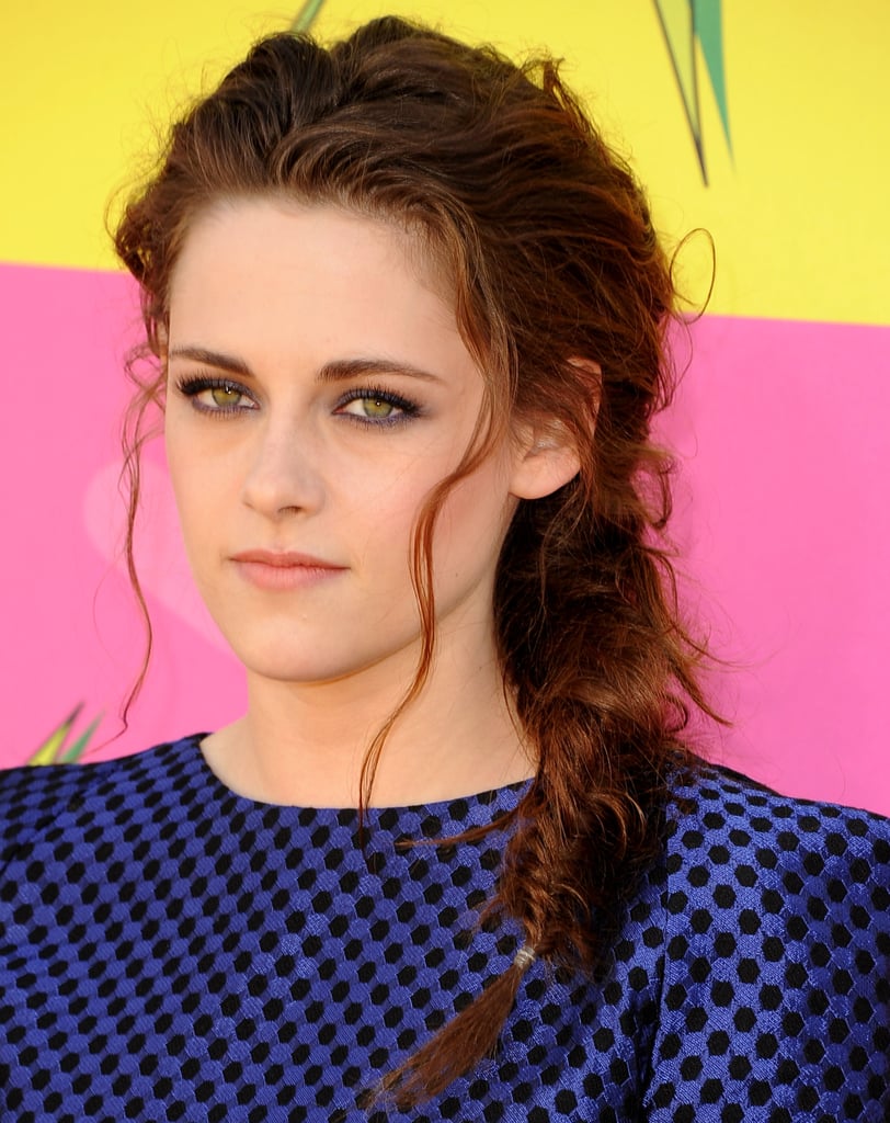 Fun and flirty, Kristen Stewart's fishtail braid was seriously sexy at the Kids' Choice Awards. Fun and flirty, Kristen Stewart's fishtail braid was seriously sexy at the Kids' Choice Awards.