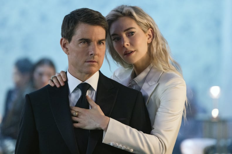 MISSION: IMPOSSIBLE - DEAD RECKONING PART ONE, (aka MISSION: IMPOSSIBLE 7), from left: Tom Cruise, Vanessa Kirby, 2023. ph: Christian Black /  Paramount Pictures / courtesy Everett Collection