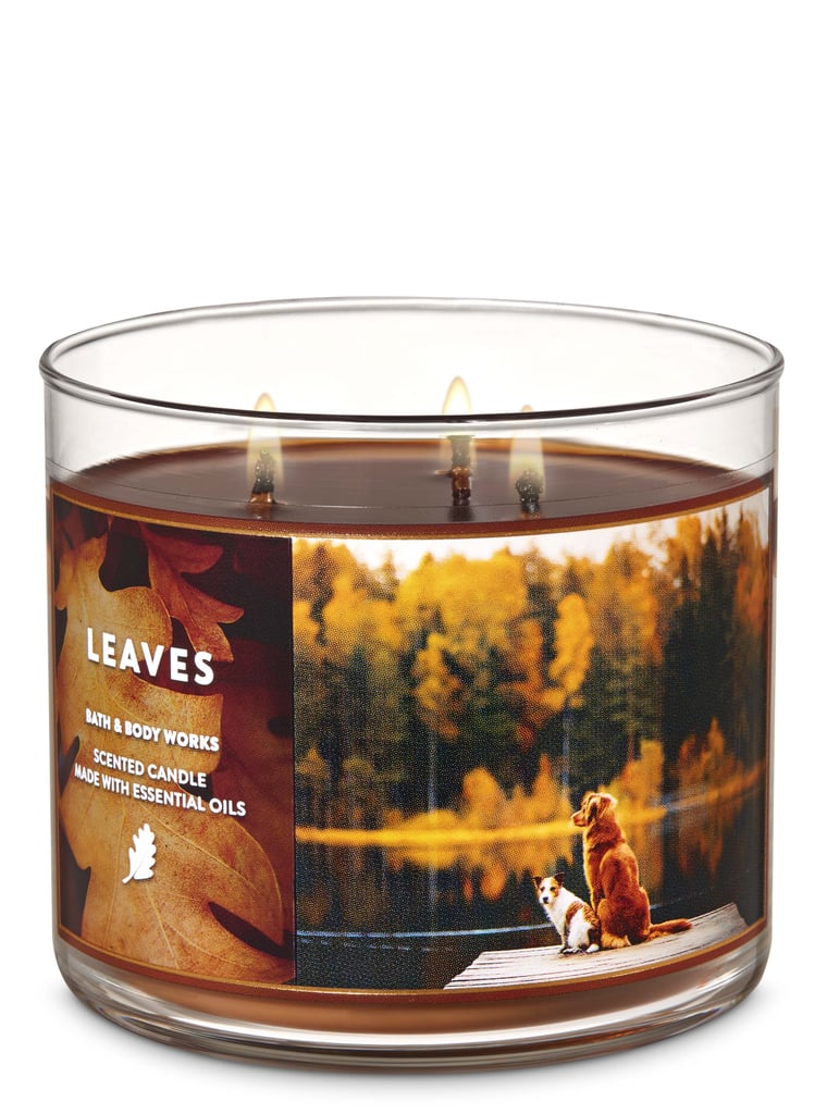Bath and Body Works Leaves 3-Wick Candle