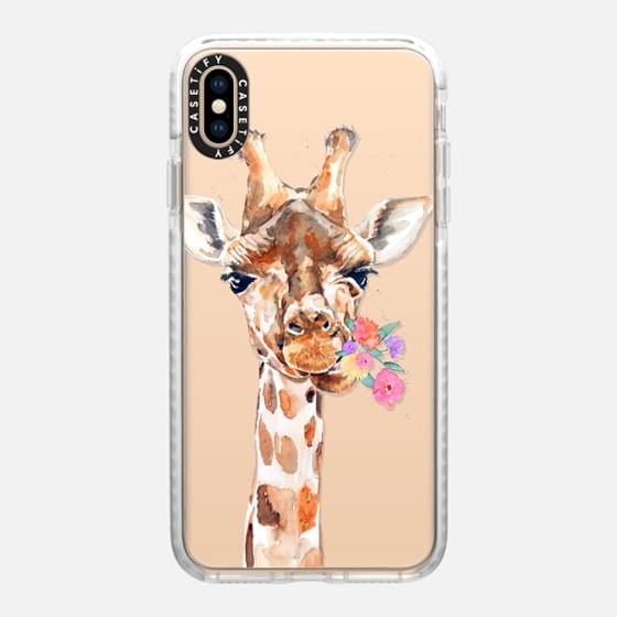 Casetify Giraffe With Flowers Case